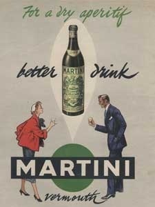 1964 Dry Martini Vintage Magazine Advert - Retrofair