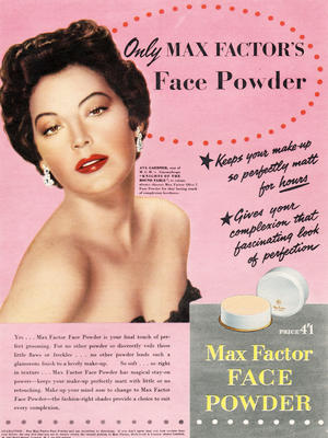 1955 Max Factor vintage ad