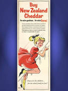 1958 New Zealand Cheddar Vintage ad